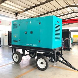 Anhänger angebrachte stille Art des Generator-250KW mit der Stamford-Generator-Wasserkühlung
