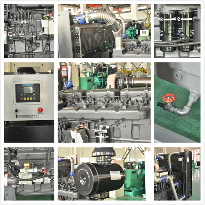 Wechselstromwassergekühlter stiller Dieseldreiphasiggenerator 250KW
