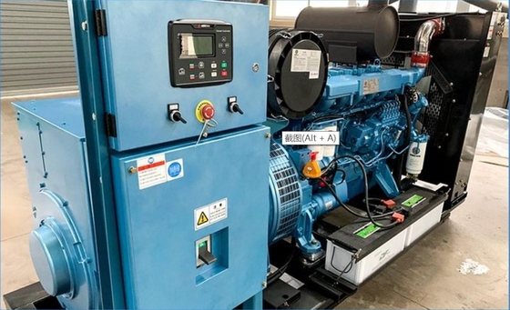 500KVA / 400KW Weichai Dieselgenerator Set Ausgangsspannung 400V / 3 Phase Übergeschwindigkeitsschutz
