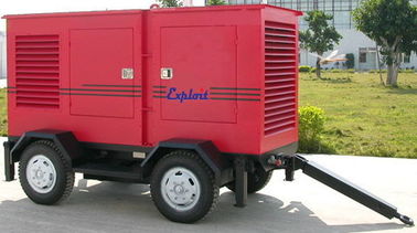 Der 6 Zylinder-Anhänger brachte Generator 200KW 250KVA 400V/230V über gegenwärtigem Schutz an